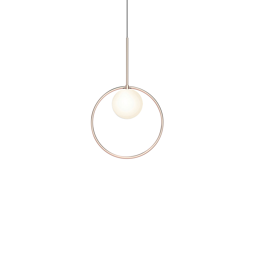 Bola Halo Led Pendant Pendant Lights Pablo Rose Gold 12&quot; 