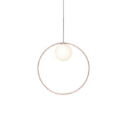 Bola Halo Led Pendant Pendant Lights Pablo Rose Gold 18" 
