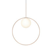 Bola Halo Led Pendant Pendant Lights Pablo Rose Gold 22" 