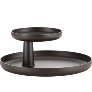 Rotary Tray Accessories Vitra teak brown 