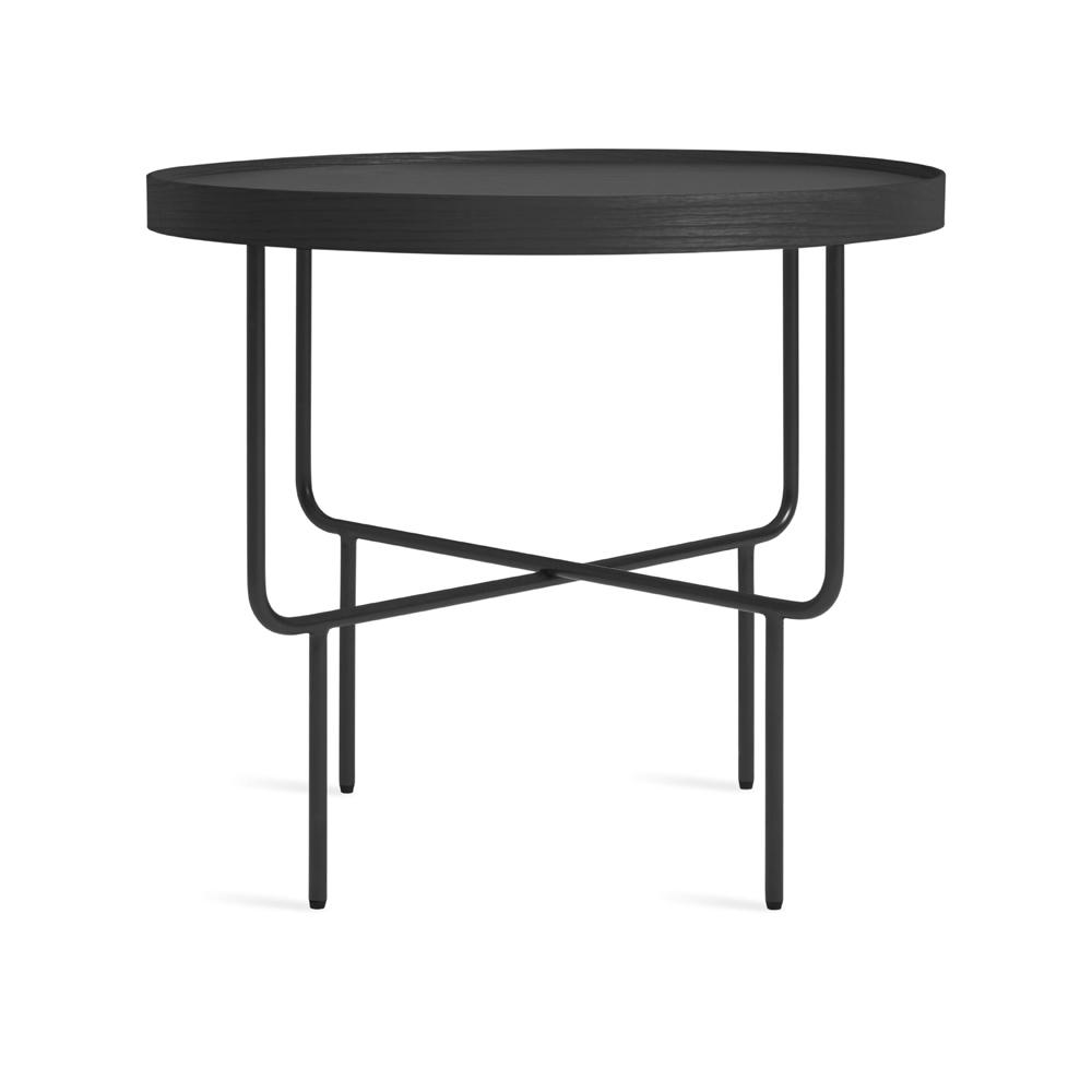 Roundhouse Low Side Table Side Table BluDot Black on Oak 