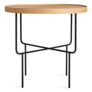 Roundhouse Tall Side Table Side Table BluDot White Oak 