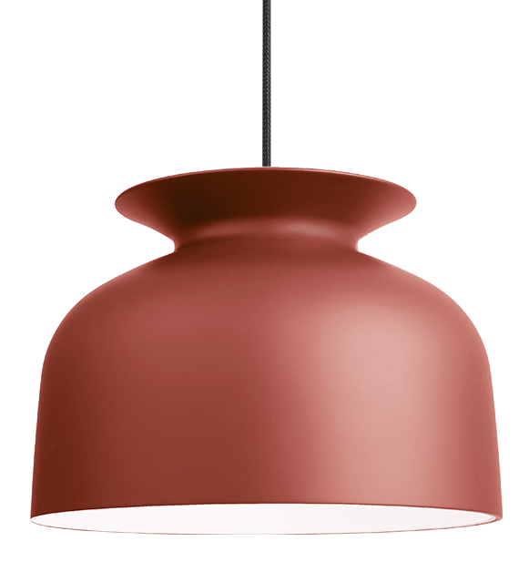 Ronde Pendant ceiling lights Gubi Large +$230.00 Rusty Red 