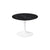 Saarinen 20-Inch Round Low Side Table side/end table Knoll White Nero Marquina marble, Satin finish 