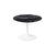 Saarinen 20-Inch Round Low Side Table side/end table Knoll White Portoro marble, Satin finish 