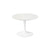 Saarinen 20-Inch Round Low Side Table side/end table Knoll White Vetro Bianco 