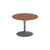 Saarinen 20-Inch Round Low Side Table side/end table Knoll Grey Light Walnut 