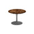 Saarinen 20-Inch Round Low Side Table side/end table Knoll Grey Espresso marble, Satin finish 