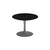 Saarinen 20-Inch Round Low Side Table side/end table Knoll Grey Black laminate, Satin finish 