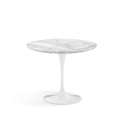 Saarinen 35" Round Dining Table Dining Tables Knoll White Calacatta marble, Shiny finish 