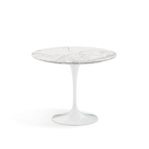 Saarinen 35" Round Dining Table Dining Tables Knoll White Calacatta marble, Satin finish 