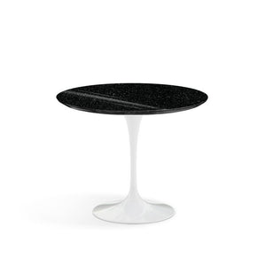 Saarinen 35" Round Dining Table Dining Tables Knoll White Black Andes, Granite 