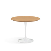 Saarinen 35" Round Dining Table Dining Tables Knoll White Light Oak 