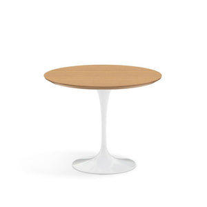 Saarinen 35" Round Dining Table Dining Tables Knoll White Light Oak 