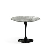 Saarinen 35" Round Dining Table Dining Tables Knoll Black Grey marble, Satin finish 