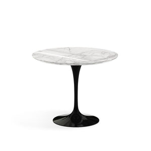 Saarinen 35" Round Dining Table Dining Tables Knoll Black Calacatta marble, Shiny finish 