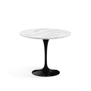 Saarinen 35" Round Dining Table Dining Tables Knoll Black Carrara marble, Satin finish 