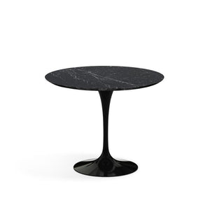 Saarinen 35" Round Dining Table Dining Tables Knoll Black Nero Marquina marble, Satin finish 