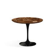 Saarinen 35" Round Dining Table Dining Tables Knoll Black Espresso marble, Satin finish 