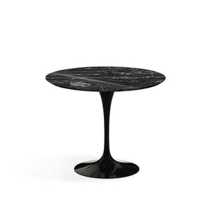Saarinen 35" Round Dining Table Dining Tables Knoll Black Portoro marble, Satin finish 
