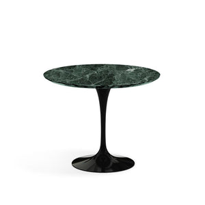 Saarinen 35" Round Dining Table Dining Tables Knoll Black Verde Alpi marble, Satin finish 