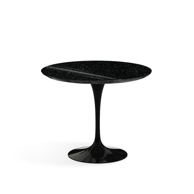 Saarinen 35" Round Dining Table Dining Tables Knoll Black Black Andes, Granite 