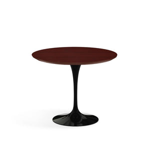 Saarinen 35" Round Dining Table Dining Tables Knoll Black Reff Dark Cherry 