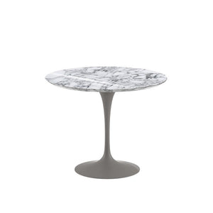 Saarinen 35" Round Dining Table Dining Tables Knoll Grey Arabescato marble, Shiny finish 
