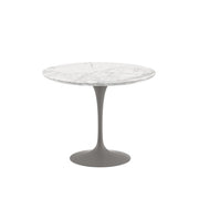 Saarinen 35" Round Dining Table Dining Tables Knoll Grey Calacatta marble, Satin finish 