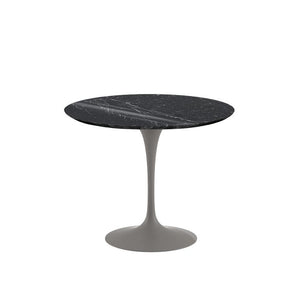 Saarinen 35" Round Dining Table Dining Tables Knoll Grey Nero Marquina marble, Shiny finish 