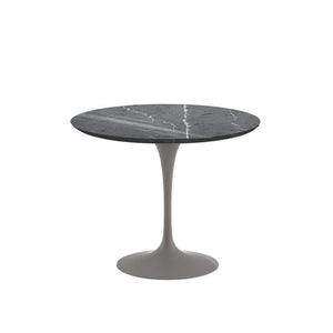 Saarinen 35" Round Dining Table Dining Tables Knoll Grey Grigio Marquina marble, Satin finish 