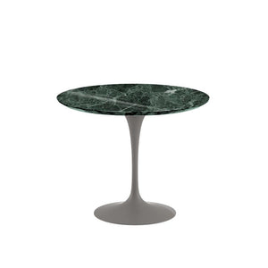 Saarinen 35" Round Dining Table Dining Tables Knoll Grey Verde Alpi marble, Shiny finish 