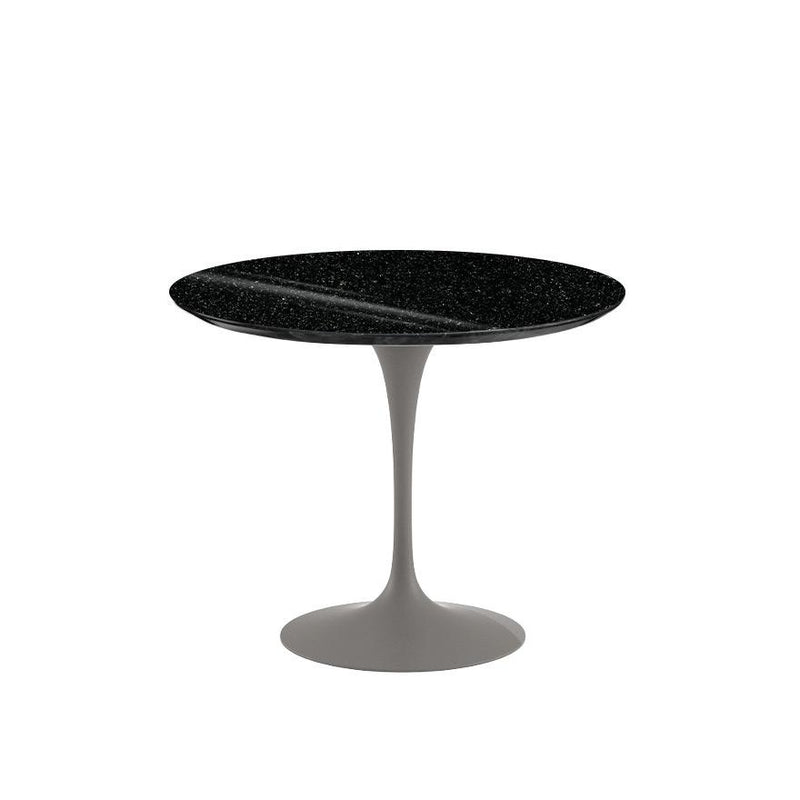 Saarinen 35" Round Dining Table Dining Tables Knoll Grey Black Andes, Granite 