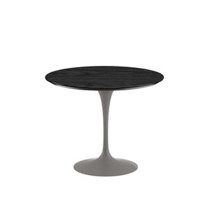 Saarinen 35" Round Dining Table Dining Tables Knoll Grey Ebonized Walnut 