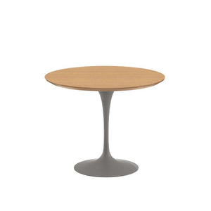 Saarinen 35" Round Dining Table Dining Tables Knoll Grey Light Oak 