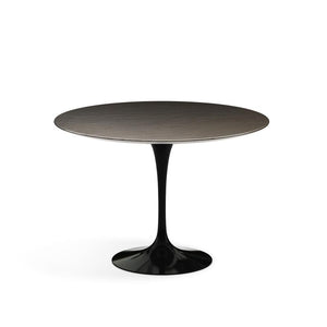 Saarinen 42" Round Dining Table Dining Tables Knoll Black Slate, Natural 