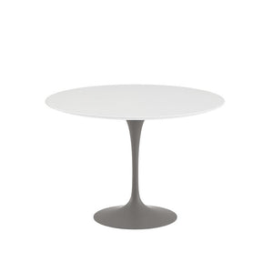 Saarinen 42" Round Dining Table Dining Tables Knoll Grey White laminate, Satin finish 