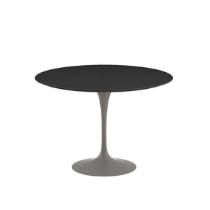 Saarinen 42" Round Dining Table Dining Tables Knoll Grey Black laminate, Satin finish 