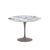 Saarinen 42" Round Dining Table Dining Tables Knoll Grey Arabescato Coated Marble 