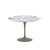 Saarinen 42" Round Dining Table Dining Tables Knoll Grey Arabescato Satin Coated Marble 