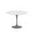 Saarinen 42" Round Dining Table Dining Tables Knoll Grey Carrara Satin Coated Marble 