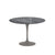 Saarinen 42" Round Dining Table Dining Tables Knoll Grey Grigio Marquina marble, Shiny finish 