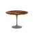 Saarinen 42" Round Dining Table Dining Tables Knoll Grey Espresso marble, Shiny finish 