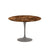 Saarinen 42" Round Dining Table Dining Tables Knoll Grey Espresso marble, Satin finish 