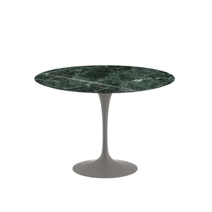 Saarinen 42" Round Dining Table Dining Tables Knoll Grey Verde Alpi Coated Marble 