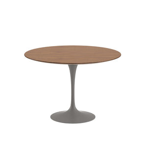Saarinen 42" Round Dining Table Dining Tables Knoll Grey Light Walnut Veneer 