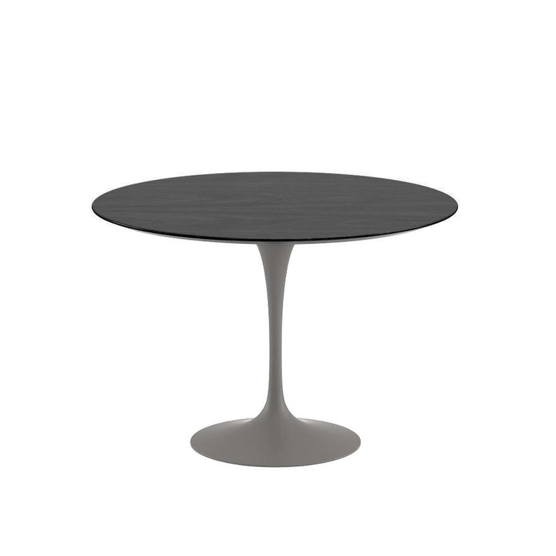 Saarinen 42" Round Dining Table Dining Tables Knoll Grey Ebonized Walnut 