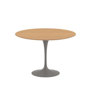 Saarinen 42" Round Dining Table Dining Tables Knoll Grey Light Oak Veneer 