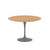 Saarinen 42" Round Dining Table Dining Tables Knoll Grey Light Oak Veneer 