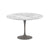 Saarinen 47" Round Dining Table Dining Tables Knoll Grey Carrara marble, Shiny finish 